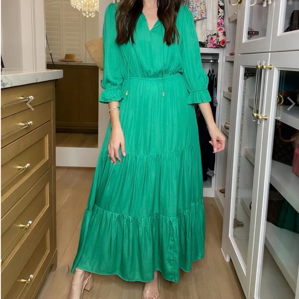 Skies Are Blue Vibrant Purple Long Sleeve Dress